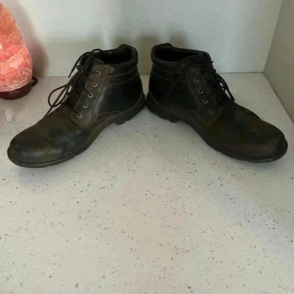 Rockport Men's Storm Surge Plain Toe Brown Boot in Men’s Size 12 - Picture 6 of 16